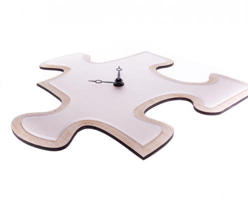 Hodiny 1 puzzle řemeslné ručně vyrobené
