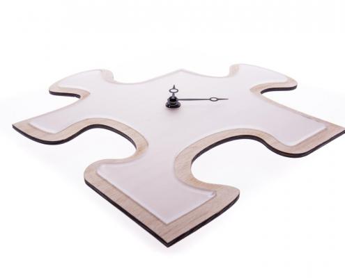 Hodiny 1 puzzle řemeslné ručně vyrobené
