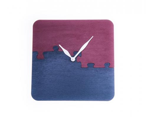 "Odteď spolu" - hodiny puzzle řemeslné ručně vyrobené